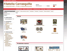 Tablet Screenshot of e-filateliacarrasquilla.net